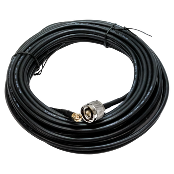 Hills Antenna 10M RG58 black coaxial cable with N-Type to SMA male connectors