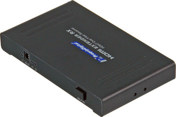 ProquipDigital 17HEXTF 4K HDMI over fiber extender in black rack-mount housing, single-mode fiber for 20km transmission with IR pass-through