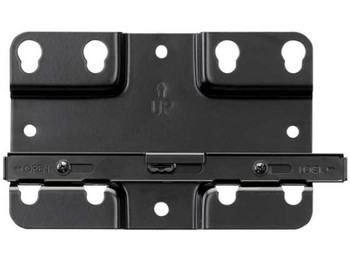 Front view of Standard AV ZSL1 innovative tilt-lock system securing TV to wall bracket for safety and stabilit