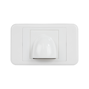 Digitek media wall plate with detachable front panel