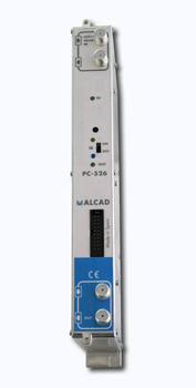 Closeup of programmable inputs on Alcad PC-526 for digital analogue channel tuning