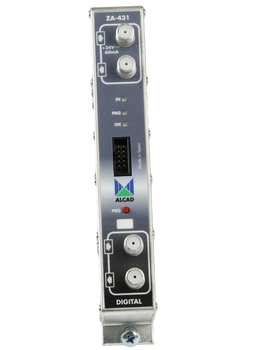 Closeup of programmable ports on Alcad ZA-431 module showing wireless setup compatibility