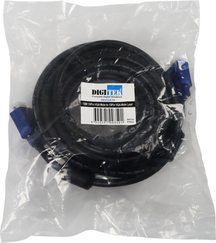 Hang-sell packaging for Digitek 06VGA10 10m VGA lead with label