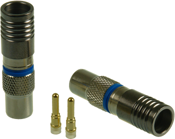75 Ohm PAL male connectors for reliable signal transmission
