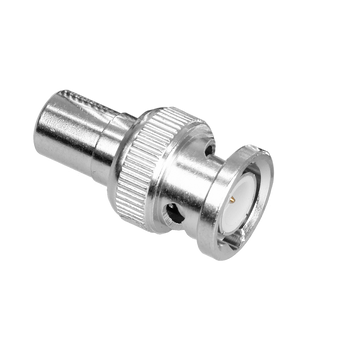 Digitek BNC male to RCA female adaptor for converting broadcast cable to home TV input