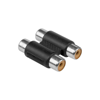 Digitek dual RCA female to dual RCA female adaptor for joining stereo cables from mixer to amplifier