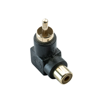 Digitek RCA Male to RCA Female Right Angle Adaptor