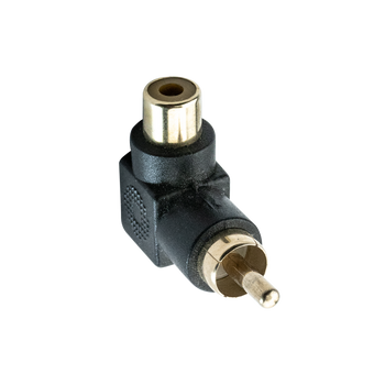 90 degree RCA male to female adaptor