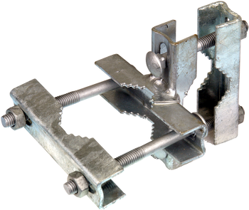 Digitek Galvanised steel universal clamp for masts and poles