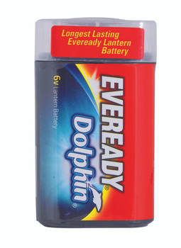 Single Eveready 1409 Carbon Zinc 6V lantern battery