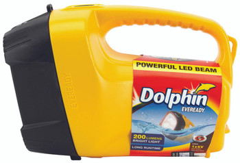 Waterproof Eveready MK7 200 lumen torch with non-slip handle