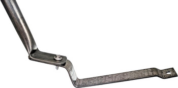 Digitek 3mm Z bracket attached to 14ATPMBKE roof mount for antenna offset