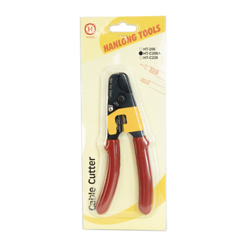 Hanglong Tools HT-C206A coax and data cable cutter with blade guard in packaging