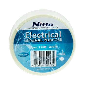 Nitto 203E white wiring insulation tape