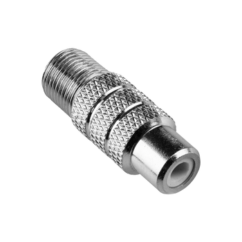 Audio and video signal converter RCA to F type
