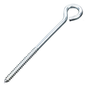 Heavy-duty screw eye 175mm threaded shaft