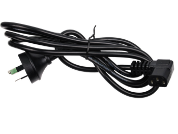 1.8m IEC power cable with right-angled connector 