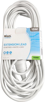 Hills Antenna 15m power extension lead white