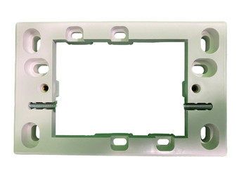 Genuine HPM 137WE 13mm shallow mounting block for wallplates