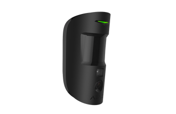 Ajax MotionCam black indoor sensor with 12m detection and 88.5° viewing angle
