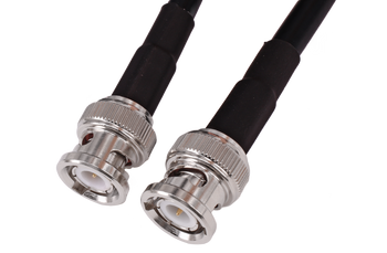 Close-up of Hills Antenna BNC Male - BNC Male 15M Patch Lead in LL195