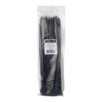 Black Nylon Cable Ties 300mm  