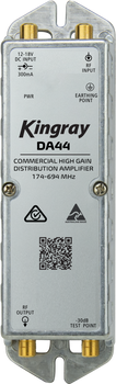 Kingray DA44 distribution amplifier front view