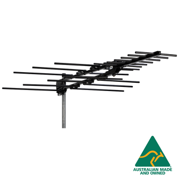 Hills Antenna 01TBUV7F-4G Tru-Band Folding 7-Element UHF/VHF Black Arrow 4G Antenna