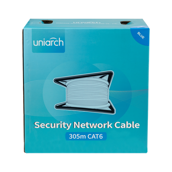 Uniarch Cat6 PoE network cable blue