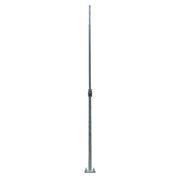 4.5m hinged galvanised pole for solar street lights