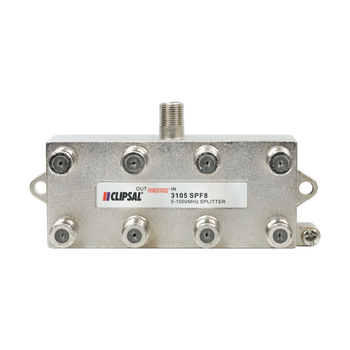 Clipsal 8-Way 5-1000MHz F-Type Splitter front view