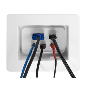 Recessed Power Wall Box Australia with cables