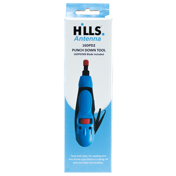 Hills Antenna 16DPD2 Punch Down Tool with 16DPD2KB Blade