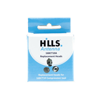 Hills Antenna 16BCT10A replacement heads set F-Type RCA BNC for 116BCT10 tool in packaging