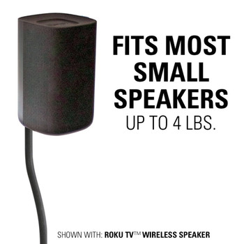 Sanus adjustable speaker stands with 33cm height adjustment for Roku Wireless Speakers