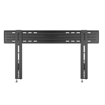 SANUS LL11 HDPro mount showing quick-release tabs and ProSet leveling adjustments