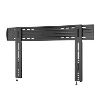 Expandable brackets on SANUS LL11 securing 85\" TV up to 150lbs on wall plate