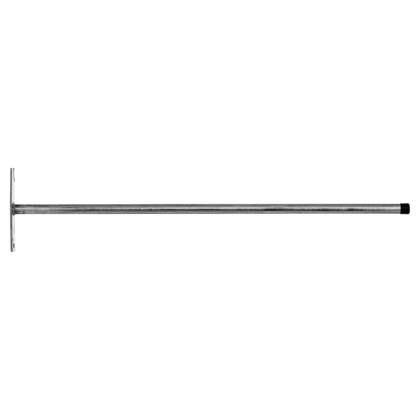 Angled shot of the 1000mm Hills wall bracket for timber fascia, highlighting U-Bolt for masts over 1.8m. Angled shot of the 1000mm Hills wall bracket for timber fascia, highlighting U-Bolt for masts over 1.8m.
