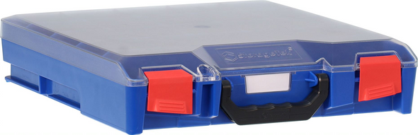 Storagetek Case Small PC Clear Lid-Blue