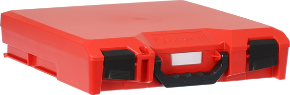 StorageTek Case Small ABS Lid-Red with Black Clasps