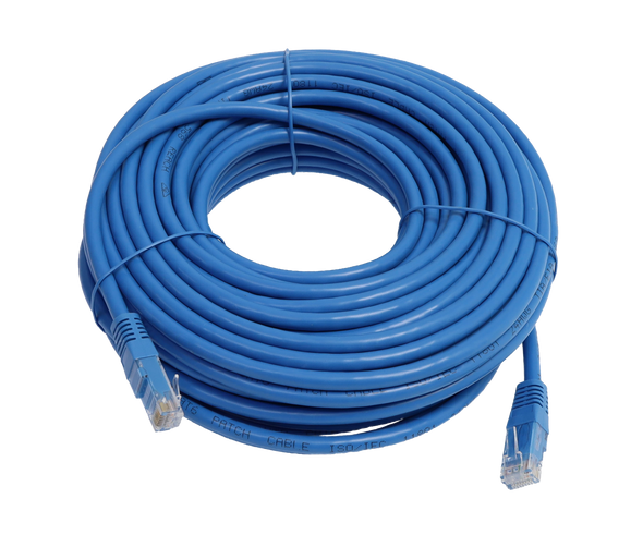 20m High-speed 10GBASE-T CAT6  RJ45 blue patch lead 