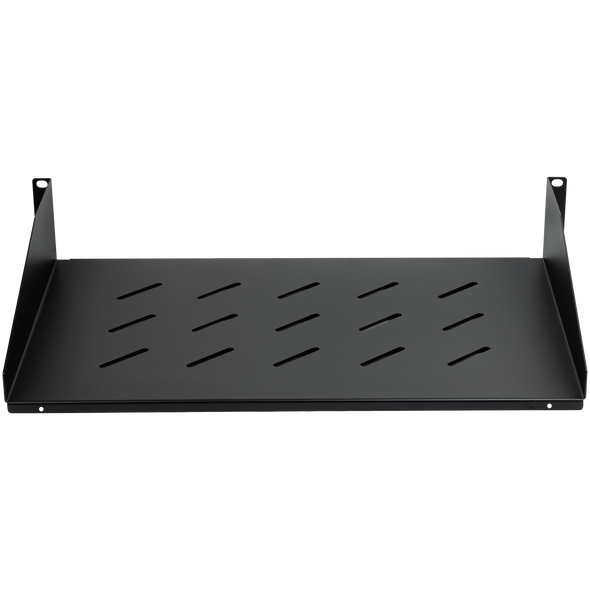 Datatek 2U shelf with 20kg load capacity and included cage nuts