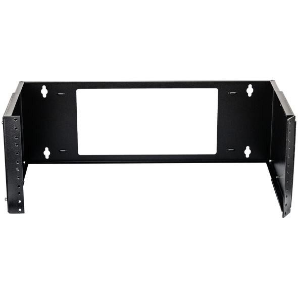 Sliding depth adjustment on Datatek 4U wall mount bracket from 245-345mm