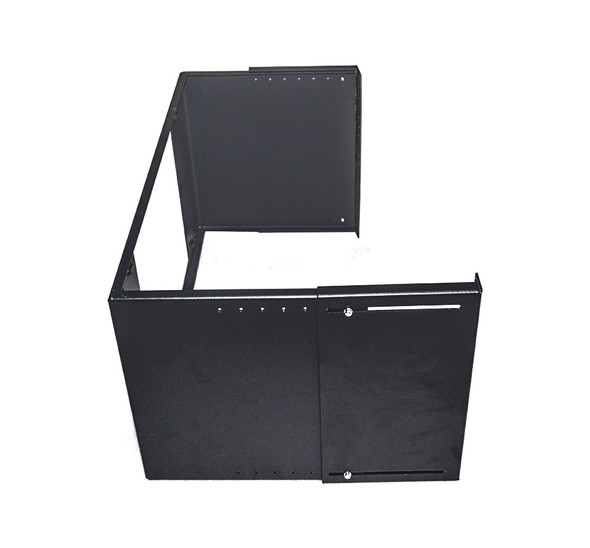 Adjustable sliding depth on Datatek 6U wall mount bracket 245-345mm