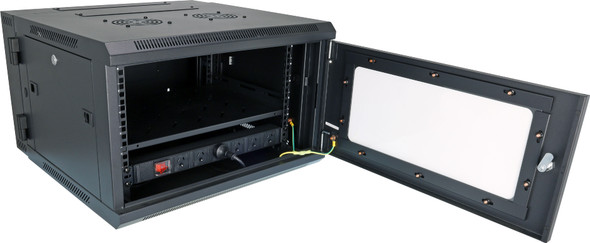 Datatek 6U 600mm Swing Frame Wall Mount Data Cabinet - SFPS Series