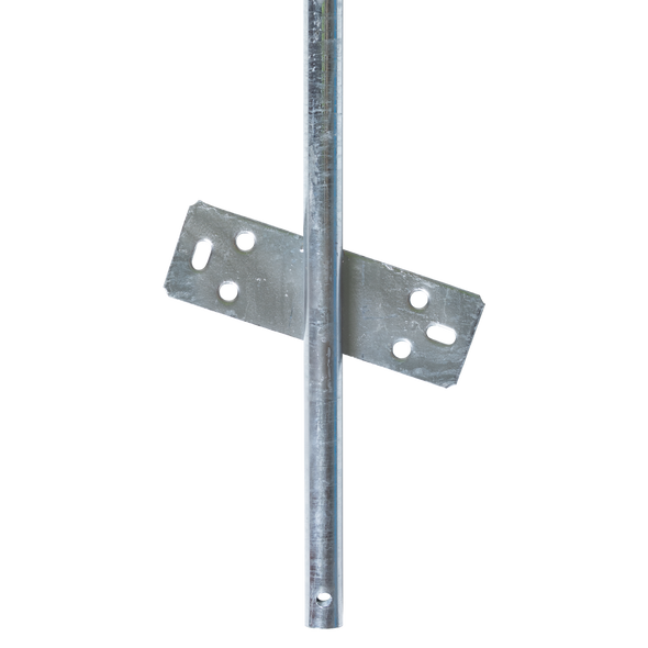 1.8m galvanised steel rafter bracket for antenna mounting in tile roofs