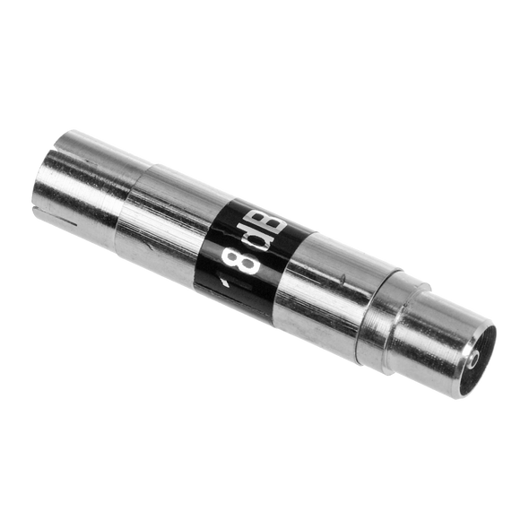 PAL Male to Female 18dB Signal Attenuator PAL Male to Female 18dB Signal Attenuator