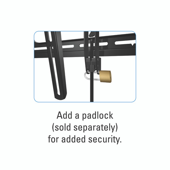 Sanus VLT6 Extendable Tilting TV Wall Mount additional accessories for added security Sanus VLT6 Extendable Tilting TV Wall Mount additional accessories for added security