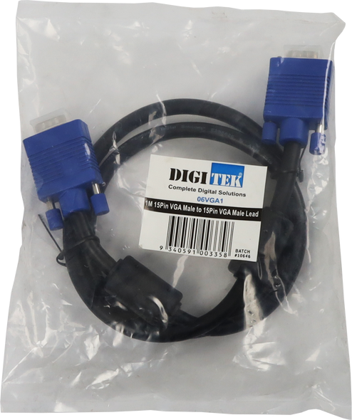 Digitek 1M VGA Male to VGA Male Lead