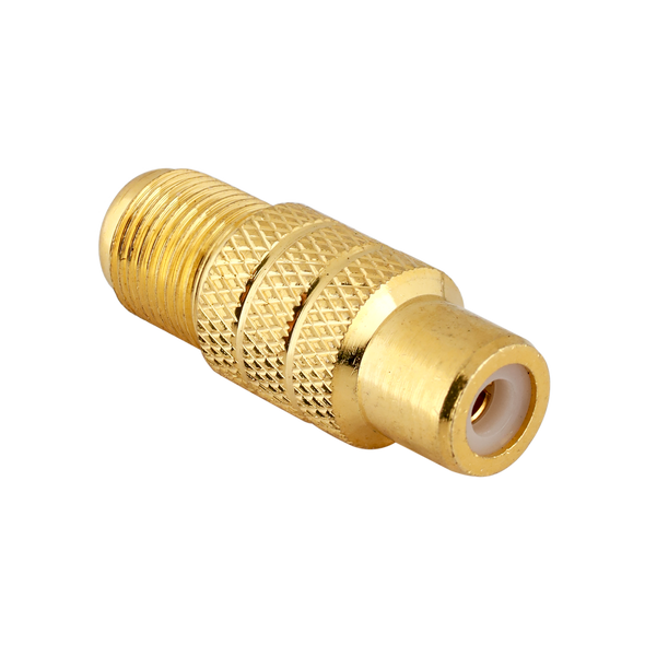 Digitek RCA Female to F Female Adaptor - Gold